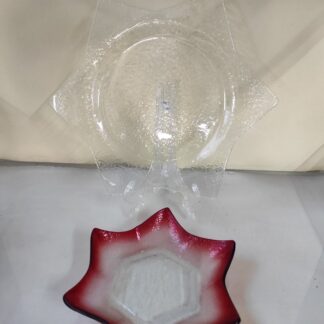 Γυάλινες πιατέλες άστρο